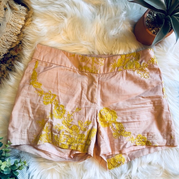 🌸🌸 J Crew Embroidered Cotton Shorts💋 - Picture 2 of 8